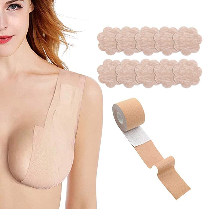 Pack BoobTape + Nipple Covers – Soporte invisible para todo tipo de escotes